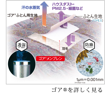 ふんわりやさしい感触