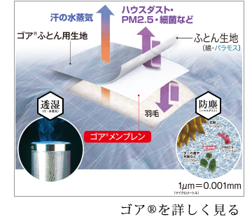 ふんわりやさしい感触