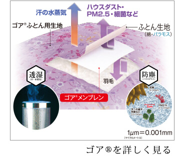 ふんわりやさしい感触