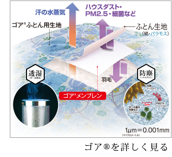 ふんわりやさしい感触